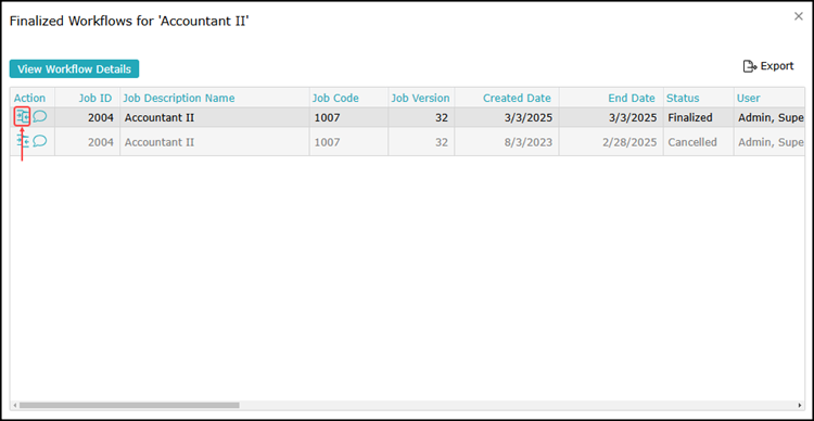 Viewing the Workflow History – JDXpert